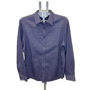 Michael Kors Men’s Long Sleeve Button-Up Shirt - Size Large